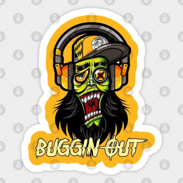 Buggin' Out !! Sticker by ndmdigital